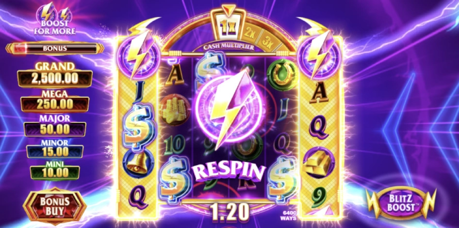 Jogando no Gold Blitz Ultimate do MC Games Casino