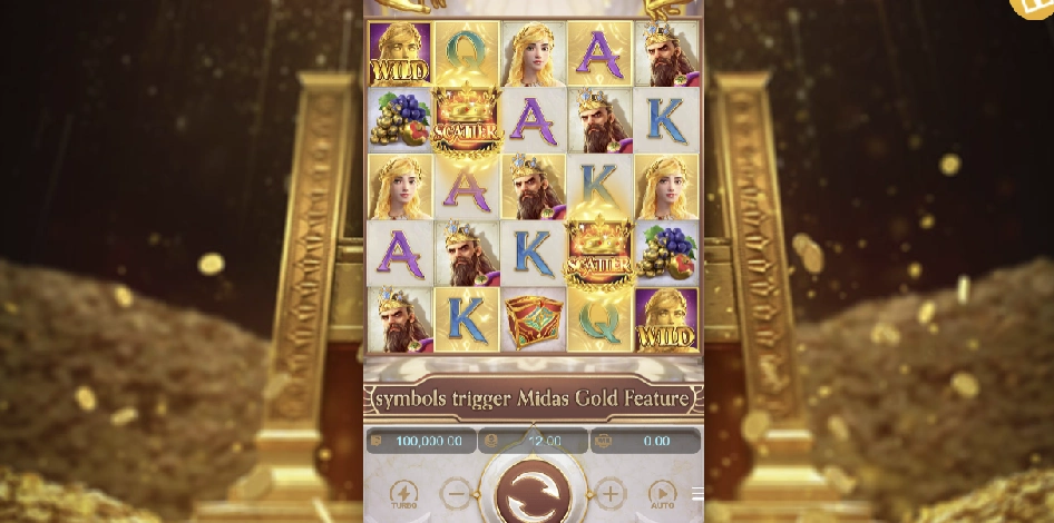 Jogando Midas Fortune no MC Games Cassino